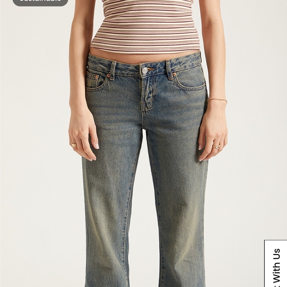 PacSun Women's Jade Low Rise Boot Cut Blue Jeans